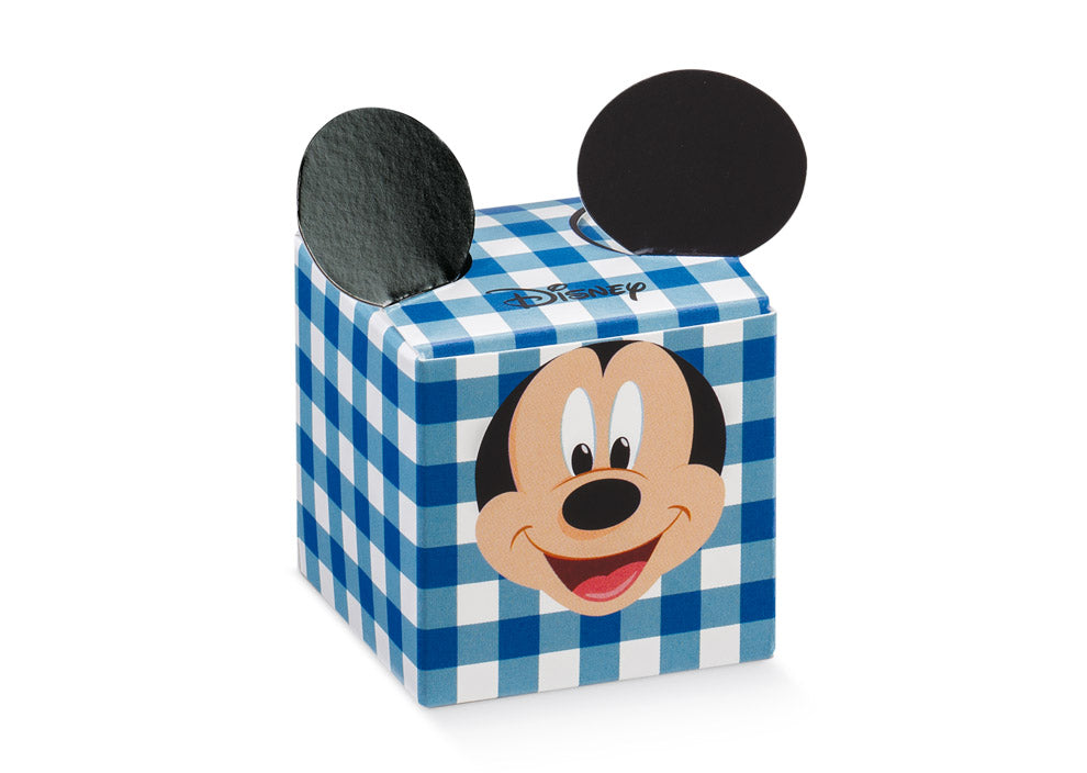 Scatolina Nascita Bimbo Cubo Disney Topolino Blu