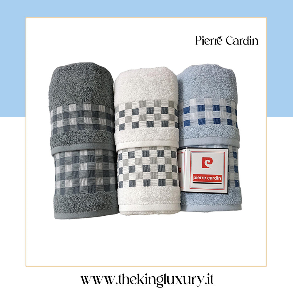 Set Asciugamani 3+3 Pierre Cardin Milos  Spugna di Cotone