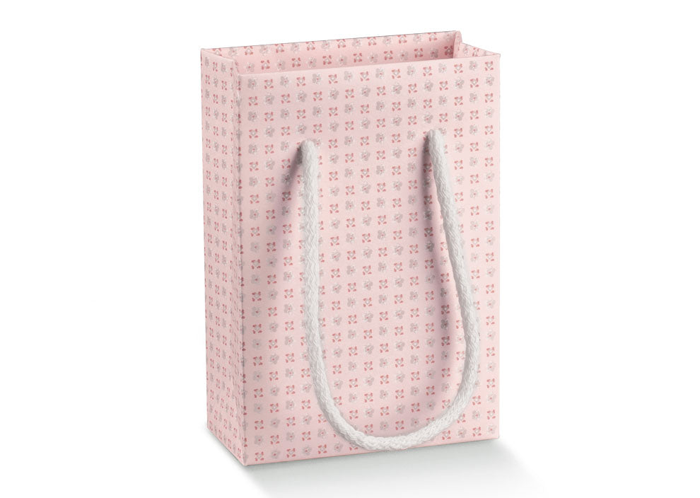 Scatolina Nascita Bimba Shopper Florentina Bloom Rosa