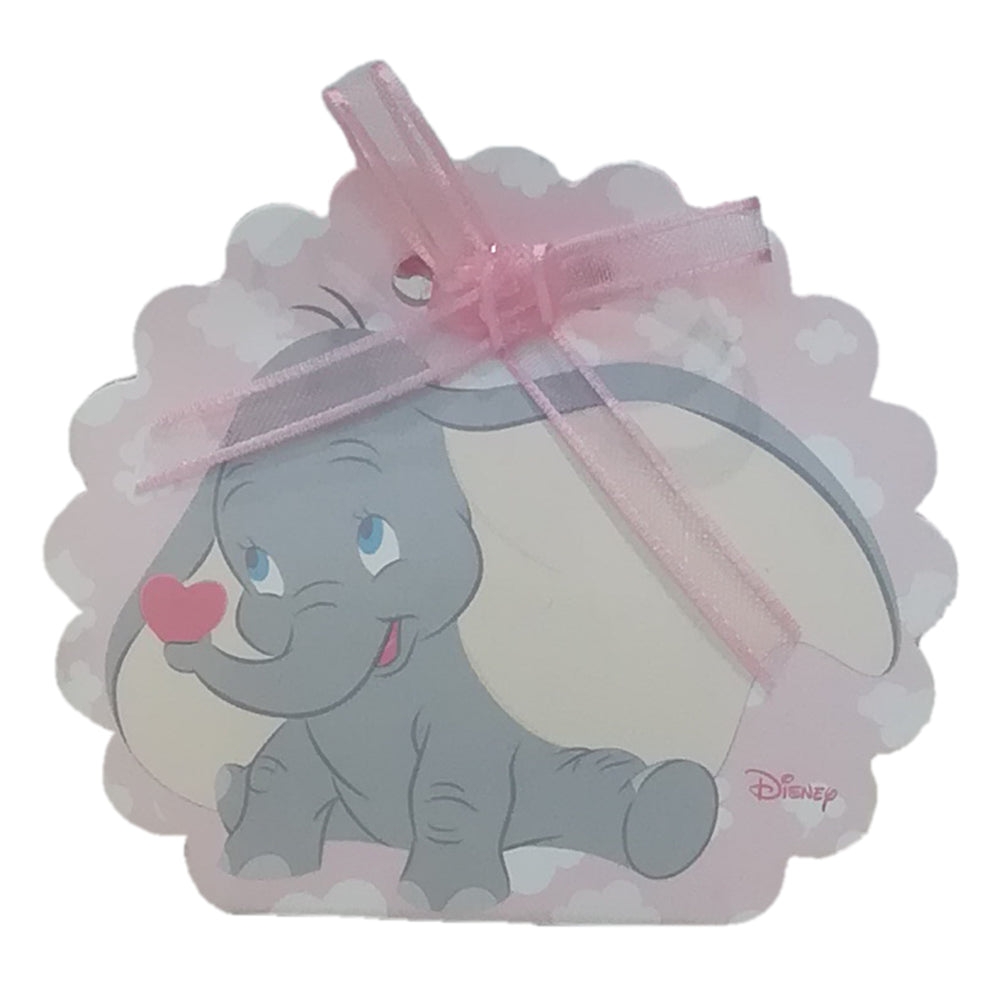 Scatolina Nascita Bimba Borsetta Disney Dumbo elefante rosa