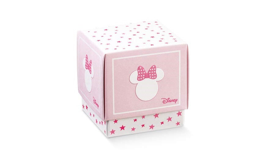 Scatolina Nascita Bimba Disney Minnie Stars Rosa