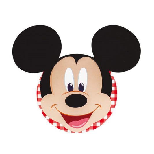 Tag Nascita Bimbo Biglietto invito Disney Topolino Mickey Rosso