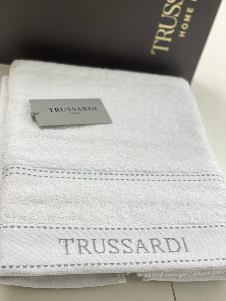 Set Asciugamani Trussardi Ribbon  Spugna di Cotone